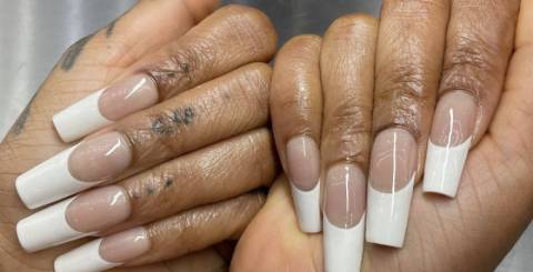 Nails With French Tip Design Idea