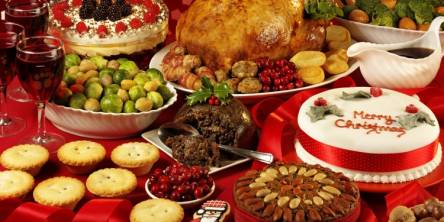 christmas food table