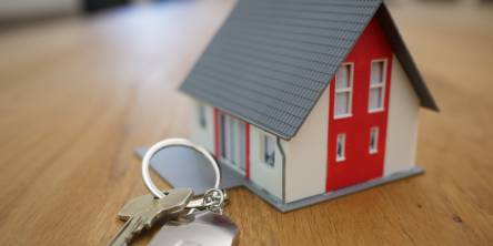 Red House Keyring